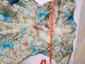 Ethinc Florals Gown With Inner