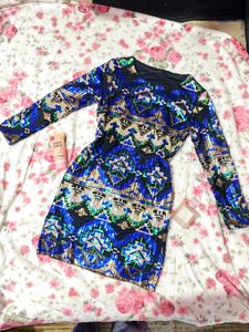 Price Drop 😍 Zara Aztec Sequin Dress