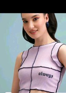 Lilac "always" Crop Top