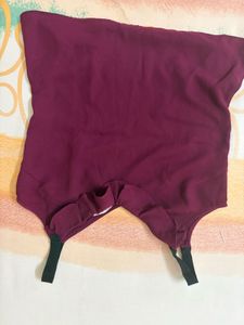 Coverstory Deep Purple Ruffle Blouse
