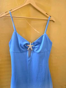 Stunning Blue Ombre Midi Dress