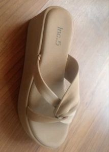 Nude Knot Flat Sandals