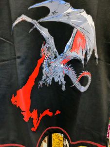 BOXY FIT DRAGON PRINTED OVERSIZE TEE 🦖🔥😎