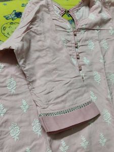 schifli Pink Kurta Set