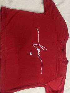 Red 'Love' Tee