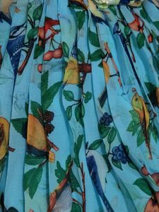Stunning Bird Print Maxi Dress