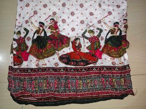 White Printed Ethnic Kurti/Tunic