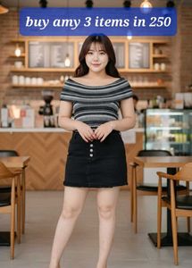 KOOVS denim skirt