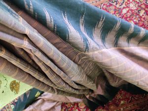 pure thick silk saree