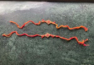 Handmade Rakhi with Swastika