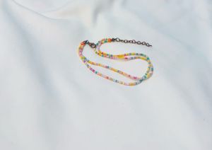 Colorful Beaded anklet