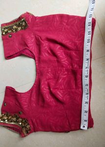 Heavy magenta colour Designer Saree with Heav