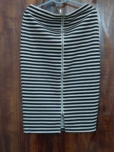 Striped Pencil Skirt