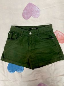 Olive Green Shorts