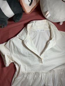 Classic White Shirt Dress