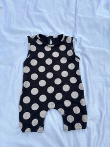 Cute Polka Dot Baby Romper