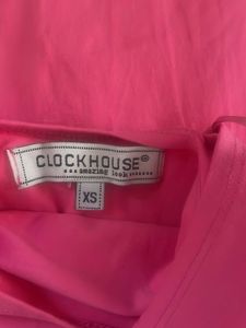 Electric Pink Sleeveless Short Dress