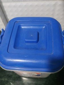 Plastic Storage Container with Detergent Box