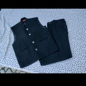 Boy Wear Black Suit Set