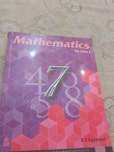 Mathematics For Class 7 Book