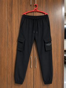 Black Cargo Jogger Pants