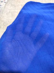 Royal Blue Georgette Fabric