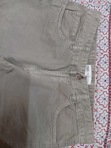 Khaki Cargo Denim Jeans