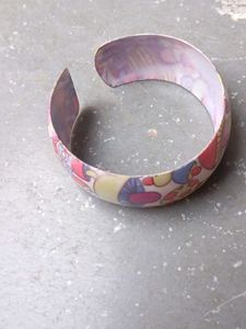 Funky Mushroom Print Cuff Bracelet