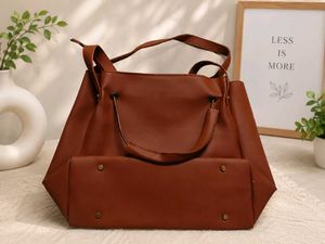 Stylish Brown Shoulder Handbag