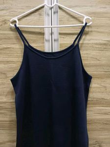 Navy Blue Midi Dress 💙 | Minimalist / Chic / Casu