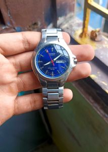 Casio Quartz Watch with Blue Dial