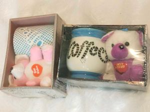 1 Cute Teddy Bear &amp; Mug Gift Set