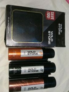 Brand New Wild Stone Perfume { Pack Of 3}