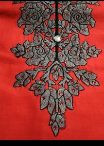 Unstitched Red Suit