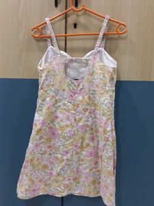 Floral Print Mini Dress