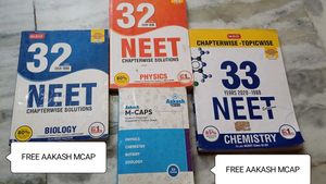 NEET PHY,CHEM,BIOChapterwise Sol+FREE AAKASH MCAP