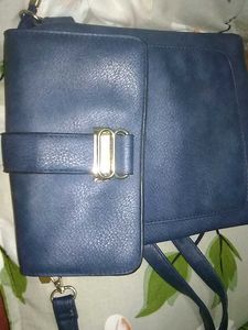 Stylish Navy Blue Crossbody Bag