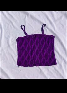 Violet Tube Top