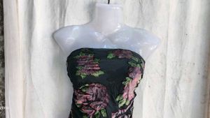 Velvet Rose Strapless Top