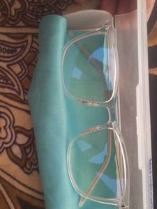 Stylish Clear Frame Blue Light Glasses zero power