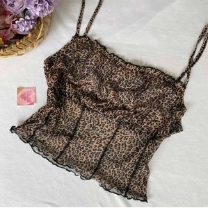 Leopard Print Cami Top