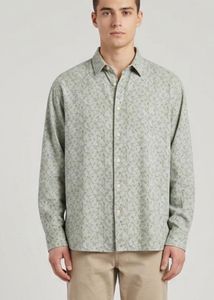 Men's Printed Long Sleeve Shirt