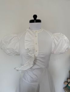 Nancy Cavally Puff Sleeve Dress