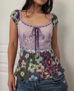 Y2K whimsy top