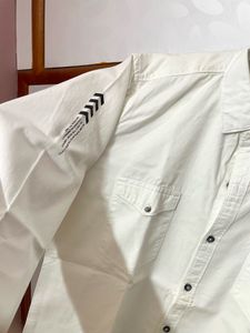 Men's Classic White Long Sleeve Shirt