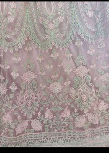 Dusty Rose Embroidered Lehenga Choli Set