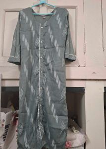💥Grey Printed Kurta