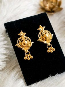 Gold Plated Traditional Earrings