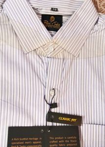 Men's Striped Casual Shirt ( Branded )
