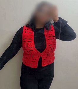 Red Crochet Vest ❤️
